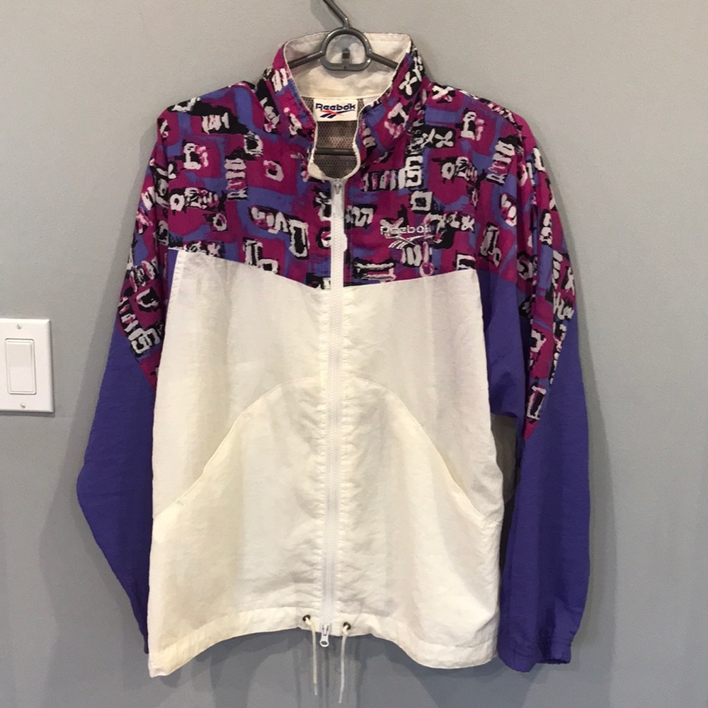 Reebok windbreaker 80s size small